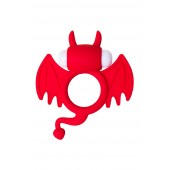 Красное эрекционное кольцо на пенис JOS COCKY DEVIL - JOS - в Южно-Сахалинске купить с доставкой