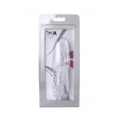 Прозрачная насадка с шишечками и шипами - 13,5 см. - Toyfa Basic - в Южно-Сахалинске купить с доставкой