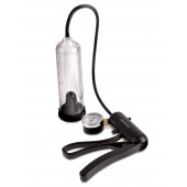 Вакуумная мужская помпа с датчиком давления Pro-Gauge Power Pump - Pipedream - в Южно-Сахалинске купить с доставкой