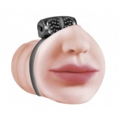 Мастурбатор-ротик с виброкольцом Satisfaction Beloved - Lola Games - в Южно-Сахалинске купить с доставкой