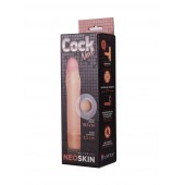 Телесная насадка-удлинитель из неоскин - 19,5 см. - LOVETOY (А-Полимер) - в Южно-Сахалинске купить с доставкой