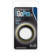 Черно-желтое силиконовое эрекционное кольцо Silicone Go Pro Cock Ring - Blush Novelties - в Южно-Сахалинске купить с доставкой