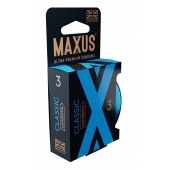 Классические презервативы в железном кейсе MAXUS Classic - 3 шт. - Maxus - купить с доставкой в Южно-Сахалинске