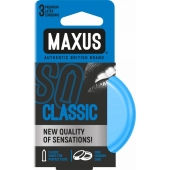 Классические презервативы в железном кейсе MAXUS Classic - 3 шт. - Maxus - купить с доставкой в Южно-Сахалинске