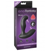 Черный массажер простаты Electro Stim Prostate Vibe с электростимуляцией - 13,3 см. - Pipedream - купить с доставкой в Южно-Сахалинске