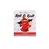 Стимулирующий презерватив-насадка Roll   Ball Cherry - Sitabella - купить с доставкой в Южно-Сахалинске