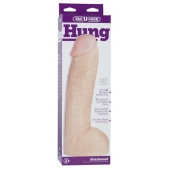 Огромная насадка-реалистик Vac-U-Lock Realistic Hung - 31,7 см. - Doc Johnson - купить с доставкой в Южно-Сахалинске