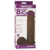 Насадка-реалистик Vac-U-Lock 8  ULTRASKYN Cock - 20,6 см. - Doc Johnson - купить с доставкой в Южно-Сахалинске