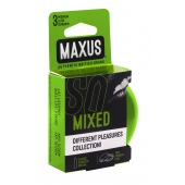 Презервативы в железном кейсе MAXUS Mixed - 3 шт. - Maxus - купить с доставкой в Южно-Сахалинске
