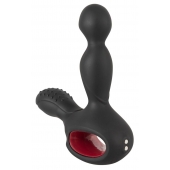 Черный вибромассажер простаты с нагревом и ротацией Prostate Plug - 14,5 см. - Orion - в Южно-Сахалинске купить с доставкой