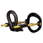 Черный экстендер-растяжитель пениса - Sex Expert - в Южно-Сахалинске купить с доставкой