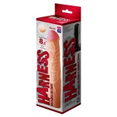 Телесная насадка на Harness с коннектором RED LINE  - 21 см. - LOVETOY (А-Полимер) - купить с доставкой в Южно-Сахалинске