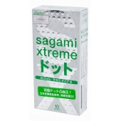 Презервативы Sagami Xtreme Type-E с точками - 10 шт. - Sagami - купить с доставкой в Южно-Сахалинске