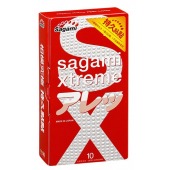 Утолщенные презервативы Sagami Xtreme Feel Long с точками - 10 шт. - Sagami - купить с доставкой в Южно-Сахалинске