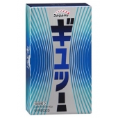 Презервативы Sagami 6 FIT V с волнообразной текстурой - 12 шт. - Sagami - купить с доставкой в Южно-Сахалинске