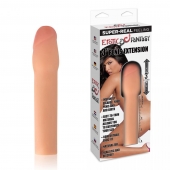 Телесная реалистичная насадка для увеличения члена - 20 см. - Erotic Fantasy - в Южно-Сахалинске купить с доставкой