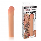 Реалистичная насадка для увеличения члена - 20 см. - Erotic Fantasy - в Южно-Сахалинске купить с доставкой