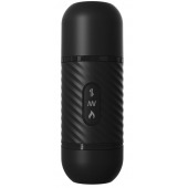 Черный вибромассажер с функцией поступательных движений Ass Thruster - Pipedream - купить с доставкой в Южно-Сахалинске