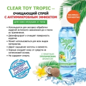 Очищающий спрей для игрушек CLEAR TOY Tropic - 100 мл. - Биоритм - купить с доставкой в Южно-Сахалинске