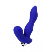 Синий силиконовый вибростимулятор простаты Stroman - 14,5 см. - ToyFa - в Южно-Сахалинске купить с доставкой