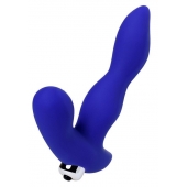 Синий силиконовый вибростимулятор простаты Stroman - 14,5 см. - ToyFa - в Южно-Сахалинске купить с доставкой