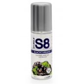 Смазка на водной основе S8 Flavored Lube со вкусом черной смородины - 125 мл. - Stimul8 - купить с доставкой в Южно-Сахалинске