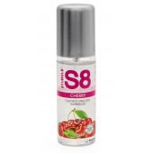 Смазка на водной основе S8 Flavored Lube со вкусом вишни - 125 мл. - Stimul8 - купить с доставкой в Южно-Сахалинске