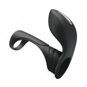 Черная насадка на пенис с вибрацией Vibration Penis Sleeve II - Baile - в Южно-Сахалинске купить с доставкой