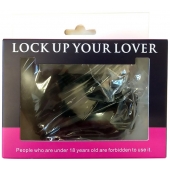 Черные меховые наручники Love с ключиками - Baile - купить с доставкой в Южно-Сахалинске