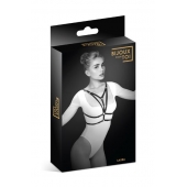 Черная упряжь на грудь Laura - Bijoux Pour Toi - купить с доставкой в Южно-Сахалинске