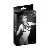 Черная упряжь на грудь Clara - Bijoux Pour Toi - купить с доставкой в Южно-Сахалинске