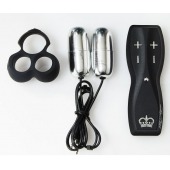 Черный инновационный мужской вибростимулятор JETT - Hot Octopuss - в Южно-Сахалинске купить с доставкой