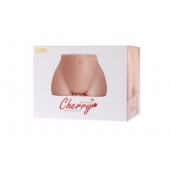 Мастурбатор-полуторс Cherry с вибрацией и двумя любовными тоннелями - KOKOS - в Южно-Сахалинске купить с доставкой