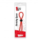 Красное эрекционное лассо с одной бусинкой-утяжкой STRETCHY THICK LASSO - Dream Toys - в Южно-Сахалинске купить с доставкой