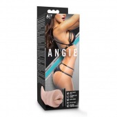 Телесный мастурбатор-ротик Angie - Blush Novelties - в Южно-Сахалинске купить с доставкой