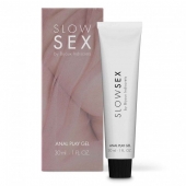 Лубрикант на водной основе Slow Sex Anal Play Gel - 30 мл. - Bijoux Indiscrets - купить с доставкой в Южно-Сахалинске