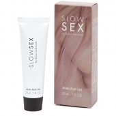 Лубрикант на водной основе Slow Sex Anal Play Gel - 30 мл. - Bijoux Indiscrets - купить с доставкой в Южно-Сахалинске