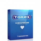 Гладкие презервативы Torex  Классические  - 3 шт. - Torex - купить с доставкой в Южно-Сахалинске