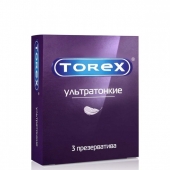 Презервативы Torex  Ультратонкие  - 3 шт. - Torex - купить с доставкой в Южно-Сахалинске
