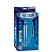 Синяя вакуумная помпа MENZSTUFF PENIS ENLARGER - Dream Toys - в Южно-Сахалинске купить с доставкой