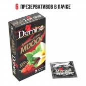 Ароматизированные презервативы DOMINO  Ароматный микс  - 6 шт. - Domino - купить с доставкой в Южно-Сахалинске