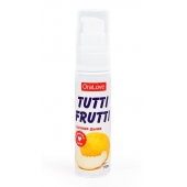 Гель-смазка Tutti-frutti со вкусом сочной дыни - 30 гр. - Биоритм - купить с доставкой в Южно-Сахалинске