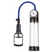 Прозрачная вакуумная помпа Sex Expert с манометром - Sex Expert - в Южно-Сахалинске купить с доставкой