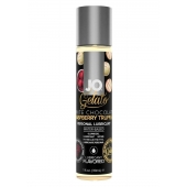 Лубрикант с ароматом трюфелей из белого шоколада и малины JO GELATO WHITE CHOCOLATE RASPBERRY TRUFFLE - 30 мл. - System JO - купить с доставкой в Южно-Сахалинске