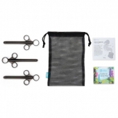 Набор из 3 черных шприцев для лубриканта - b-Vibe - купить с доставкой в Южно-Сахалинске