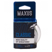 Классические презервативы в пластиковом кейсе MAXUS Classic - 3 шт. - Maxus - купить с доставкой в Южно-Сахалинске