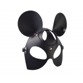 Черная кожаная маска  Мышка - Sitabella - купить с доставкой в Южно-Сахалинске