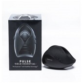 Черный инновационный мужской вибратор PULSE SOLO ESSENTIAL - Hot Octopuss - в Южно-Сахалинске купить с доставкой