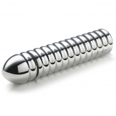 Рельефный фаллос для интенсивного электросекса Groovey George - 20 см. - MyStim - купить с доставкой в Южно-Сахалинске