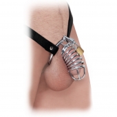 Кольцо верности Extreme Chastity Belt с фиксацией головки - Pipedream - купить с доставкой в Южно-Сахалинске